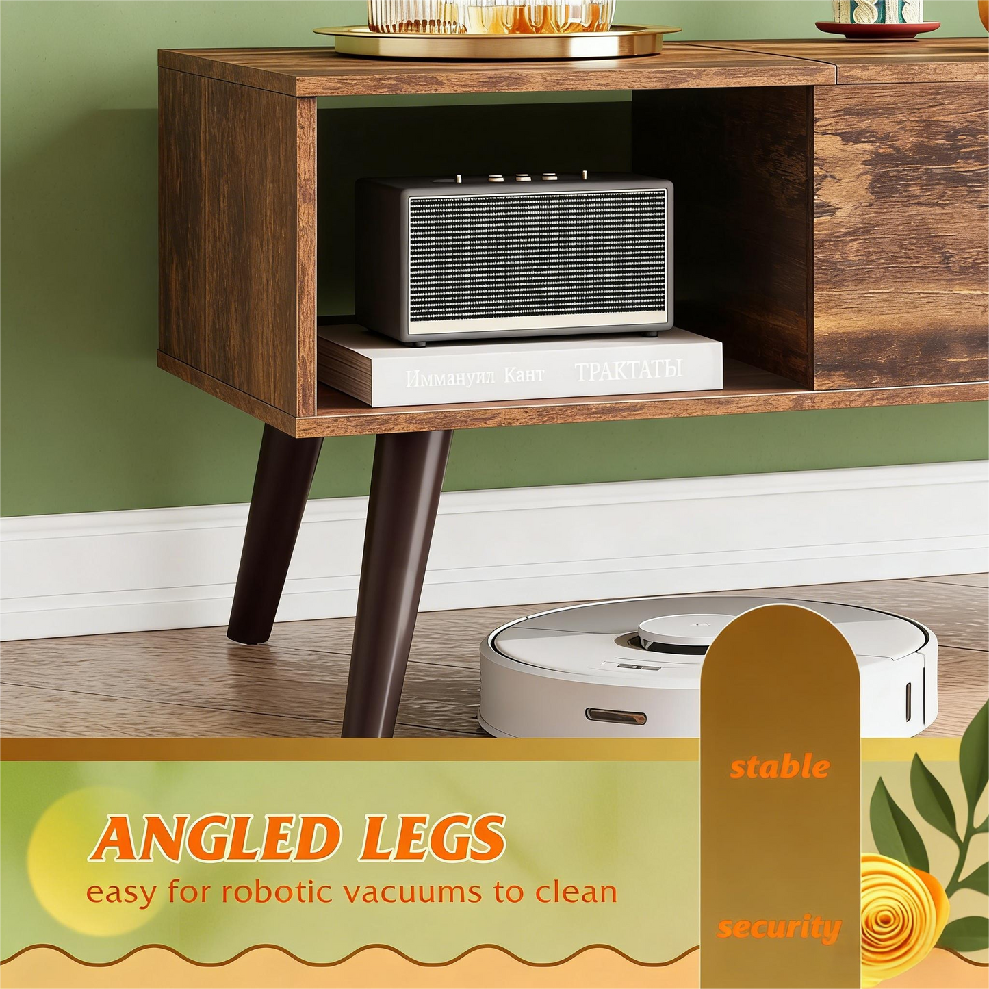 Lift-Top Storage Coffee Table – 2-in-1 Multi-Functional Living Space Piece